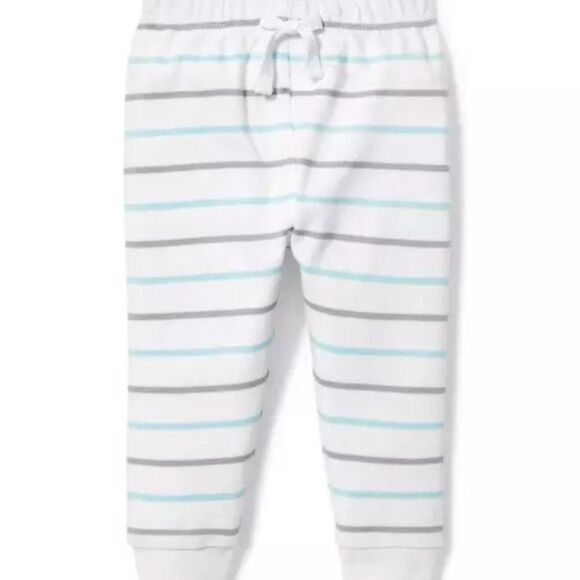 Janie and Jack 100033756 Striped knit jogger pants NWT size 0-3 m - Picture 1 of 7